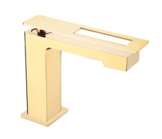 Смеситель для раковины Boheme Q 141-GG золото